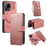 Schutzhülle Kompatibel mit Huawei P70 Ultra Hülle, abnehmbare Brieftaschen-Hülle mit...