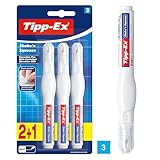 Tipp-Ex Korrekturstift Shake 'n Squeeze, je 8ml, 3er Pack, Ideal für das Büro, das Home Office...