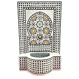 Marrakesch Gartenbrunnen Zimmerbrunnen aus original marokkanische Mosaik 129 cm gross | Brunnen als...