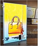 Outdoor LED Projektionslichtkasten Doppelseitig Schlank Austauschbare Malmenütafel Wasserdicht...