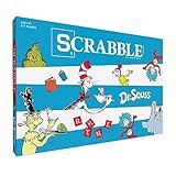 USAopoly Scrabble Dr. Seuss Brettspiel, offizielles Scrabble-Spiel mit reimendem Twist, 2–4...