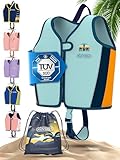 KIDVERSE Schwimmweste Kinder 2-3 Jahre - TÜV geprüfte Schwimmhilfe mit Bauchumfang bis 56cm -...