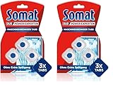 Somat Maschinenreiniger Tabs Anti-Kalk (3 WL), Spülmaschinenreiniger für monatlichen Gebrauch,...