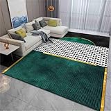 Ultra Soft Modern Area Rugs Kinder Teppiche Jungs Grünes Licht Luxus Teppich Rundes Geometrisches...