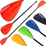 24MOVE® Paddel Doppelpaddel 2 in 1 Teleskoppaddel Stechpaddel für SUP Stand Up Board, Kajak,...