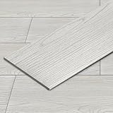 Vkechh PVC Bodenbelag Vinylboden selbstklebend Rauchgrau – 91,44 × 15,24 x 0,2 cm, 54 Dielen 7,5...