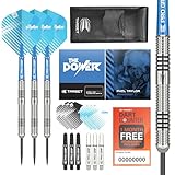 Target Darts Phil Taylor 22G Wolfram Stahlspitze Dart Satz Dartpfeile - 9 Pro Grip Schäfte - 9 Pro...
