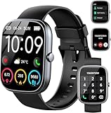 Smartwatch Herren Damen, 1.91' HD Fitnessuhr mit Telefonfunktion, 110+ Sportmodi Fitness Tracker,...