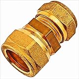 Kupplung für Kupferrohr Außendurchmesser 15 mm mit Klemmring Verschraubung Klemmverschraubung...