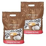 Tchibo Kaffeepads Vorratspack Maxipack, Caffè Crema vollmundig, 200 Stück – 2x 100 Pads (Kaffee,...