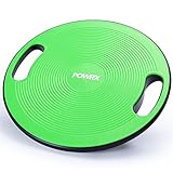 POWRX Balance Board Erwachsene/Kinder Ø 40cm mit Griffen I Therapiekreisel Physiotherapie für...