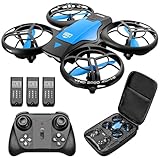 4DRC Mini Drohne für Kinder Handbetriebener RC Quadcopter mit 3 Batterien Längere Flugzeit,...