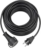 Brennenstuhl Qualitäts-Gummi-Verlängerungskabel (5m Kabel, für den kurzfristigen Einsatz im...
