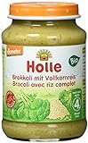 Holle Brokkoli mit Reis, 6er Pack (6 x 190 g) - Bio