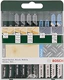 Bosch Accessories 10tlg. Stichsägeblatt Set Wood and Metal (Holz und Metall, Zubehör Stichsäge...