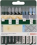Bosch Home and Garden 10tlg. Stichsägeblatt Set Wood and Metal (Holz und Metall, Zubehör...
