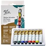 MONT MARTE MPOW8181 Ölfarben-Set, wassermischbar, 18 ml, 8 Stück