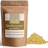 250g Senfmehl gelb Senf gemahlene Senfkörner Senfsaat Senfpulver teilentölt JKR Spices