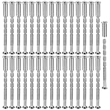 30 Stück M3 Hülsenschrauben, M3x60 mm Verbindungsschrauben mit M3x16 mm Verbindungshülsen,...