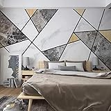 3D Wandbild Schlafzimmer Wanddekoration Malerei geometrische Figuren Marmor Aufkleber Wandbild...