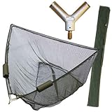 Großer Karpfen-Kescher NGT Dual Net Floats + Stinkbeutel Neuer Angelköder Tackle Haken Netz Angeln...