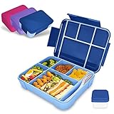 IJIAMY Brotdose Kinder mit Fächern, Bento Box Kinder, Auslaufsicher Lunchbox Kinder, Brotbox für...