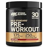 Optimum Nutrition Gold Standard Pre-Workout Energy Drink Pulver, Geschmack Fruit Punch, 330g, 30...