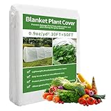 Wintervlies für Pflanzen Frostschutz 2 x 10 M Gartenvlies Wasserdurchlässig, Vlies Garten gegen...