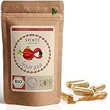 SPINTZ® 320 Stk. Bio Guarana Kapseln - hochdosierte Bio Guarana Tabletten - 3000mg Guarana Pulver...