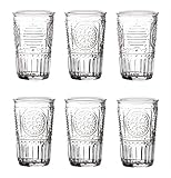 Bormioli Rocco – Romantic – Gläser im 6er-Set – 30,5 cl – aus durchsichtigem Glas – 8 x 8...