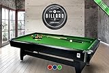 Pool-/Billardtisch, grün, für Innenräume, 2,13 m