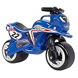 Laufrad Motorrad Kinder ab 18 Monaten Honda Africa Twin Blau mit Tragegriff + Breiten...