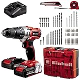 Einhell Akku-Schlagbohrschrauber TE-CD 18/2 Li-i +64 (2x2,0Ah) Power X-Change (Li-Ion, 18 V, 44 Nm,...