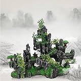 CHSG Kunstharz Schiff Fischerboot Ornament Kunstboot Dekor Aquarium Ornament Landschaftsbau Dekor...