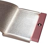 HOTUT Lightwedge Leselampe, tragbare Flaches Buchlicht zum Lesen im Bett bei Nacht, LED Buchlampe,...