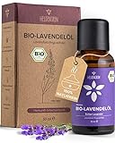 Heldengrün® BIO Lavendelöl [100% NATURREIN] - Der Echte Lavendel - Lavandula Angustifolia -...