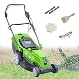 Zowdrix RasenmäHer, Elektrischer RasenmäHer Mit Kabel, 3-Stufige HöHenverstellung, Abnehmbarer...