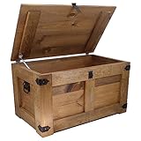 CREATIVE COOPER holzbox, schatztruhe, aufbewahrungsbox, betttruhe, rustikal truhentisch, couchtisch,...