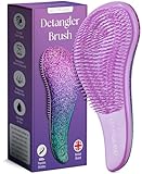Haarbürste ohne Ziepen | Die Perfekte Detangler-Bürste für Locken, Glattes, Dickes, Dünnes Haar...