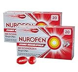 Doppelpack NUROFEN Weichkapseln 400 mg Ibuprofen bei Schmerzen - 2X so schnell vom Körper...