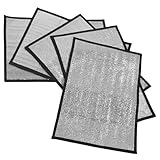CORHAD 5 Stück 5 Stück-Pack Heizmatten für Reptilien 44 X 29cm Reflektierende Isolierende...
