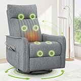 sisolos Fernsehsessel Massagesessel mit Liegefunktion, Relaxsessel mit Wärme und Massage,...