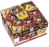 Ritter Sport mini Nuss Mix Thekendisplay, 1,1 kg, weiße, dunkle & Vollmilchschokolade, Schokolade...
