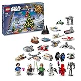 LEGO Star Wars Adventskalender 2024, 18 Mini-Modelle und 6 Charaktere zum Sammeln,...