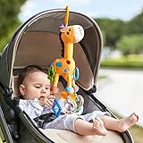 TUMAMA Giraffe Hängendes Rasselspielzeug,Baby Kinderwagen Spielzeug mit Windspielen,Autositz Krippe...