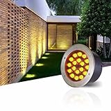 LED Buried Lampe - Bodenstrahler Außen, AC 220 V Einbau-LED-Strahler, IP67 wasserdichte,...