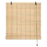 Natürlich Bambusrollo Rollo Bambus 45 50 60 70 80 90 100 110 120 130 140 150 160 170 180cm Breit...