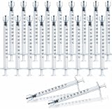 30 Stück 3ml Luer Lock Spritze,Einzeln Steril Versiegelt 3 ml Kunststoff Luer-Lock Spritze Ohne...