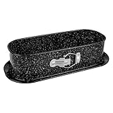 KARL HAUSMANN Brotbackform Oval - 34,5x15,5 cm - Backform für Brot aus Kohlenstoffstahl -...