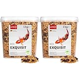 petifool Koi Exquisit 1kg – getrocknete Futtermischung - für Wasserschildkröten und Fische –...